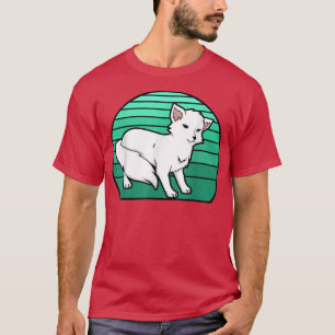 Retro Cute Arctische Vos T-shirt