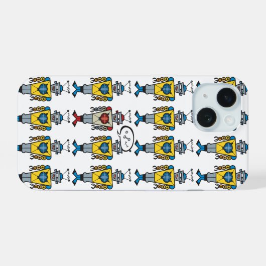 Retro Cute Funny Jouet amusant Cartoon Talking Rob (Verso Horizontal)