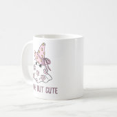 Retro Cute Girl Halloween Ghost Mug (Devant gauche)