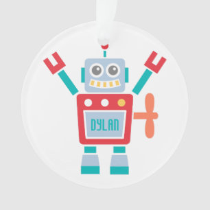 Retro Cute Robot Speelgoed Voor Kinderkamer Ornament