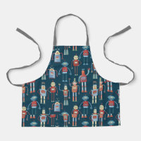 Retro Cute Robots