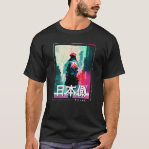 Retro cyberpunks Tokyo indie lofi japan esthetics T-shirt