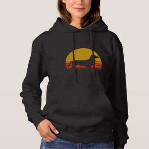 Retro  Dachshund Dog mam Papa Doxie Lover Hoodie