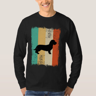 Retro Dachshund Wirehaire T-shirt