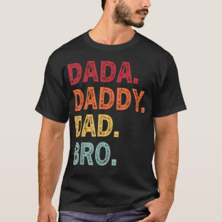 Retro Dada Vader Bro Funny Vaderdag Retro T-shirt