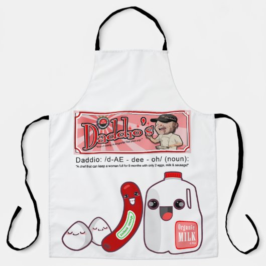 Retro Daddio Apron Schort (Voorkant)
