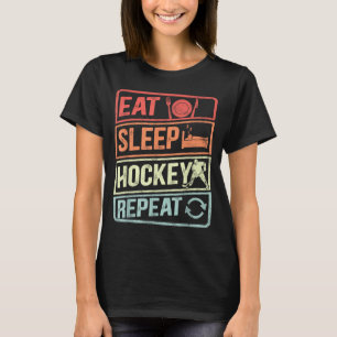 Retro dag hockey meme vintage sporten grappige gra t-shirt