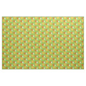 Retro Daisies Pattern Green Stof (Yard (91,4 cm))