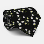 Retro Daisies Stropdas (Opgerold)