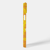 Retro Daisies Yellow Leaves Vines Abstract Case-Mate iPhone Case (Achterkant / Rechts)