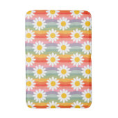 Retro Daisy Badmat (Voorkant Verticaal)