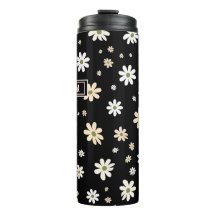Retro Daisy Bloemen Patroon Boho gepersonaliseerd