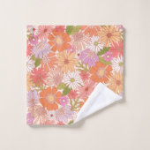 Retro Daisy Garden (Gant de toilette)