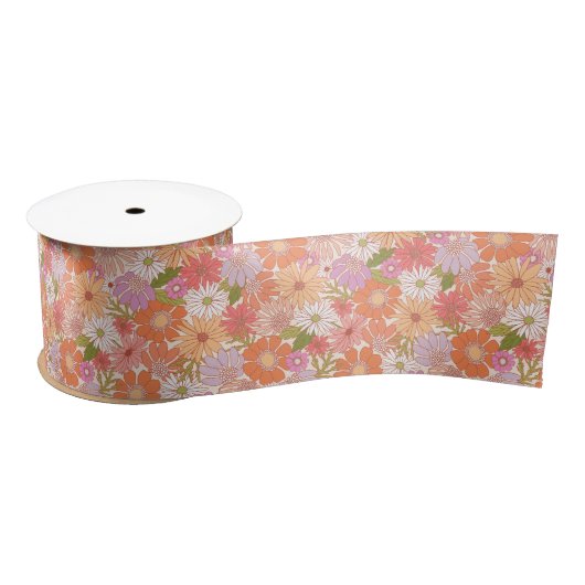 Retro Daisy Garden Lint (Spoel)