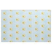 Retro Daisy Gingham Pattern Stof (Fat Quarter)