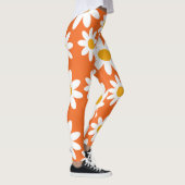 Retro Daisy Pattern-Leggings Leggings (Rechts)