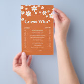 Retro Daisy vrijgezellenfeest Game Flyer (Hand)