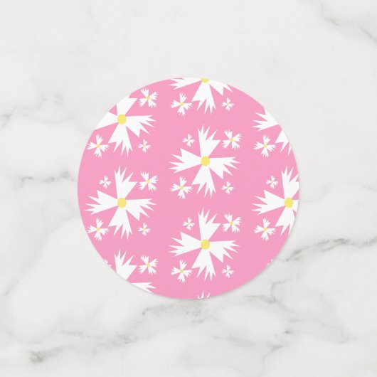 Retro Daisy Way Two Groovy Rainbow Party Confetti (Kleine voorkant)