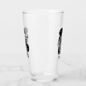 Retro Dames met pompoen Glas (Links)