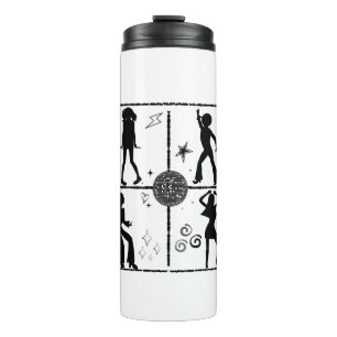 Retro Dance Wall.w Thermosbeker