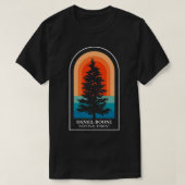 Retro Daniel Boone National Forest Kentucky Hiking T-shirt (Design voorkant)