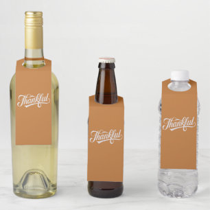 Retro Dankbare Thanksgiving Herfst Cadeau Flessenhanger