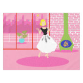 Rétro Dans La Nappe Rose (Devant (Horizontal))