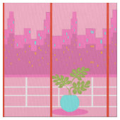 Rétro dans le tissu rose (fermé)