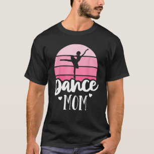 Retro Dans Moeder Roze Ballerina Shirt Balle