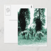 Retro  dansende vrouwen Wilde vrouwen Briefkaart (Voorkant / Achterkant)