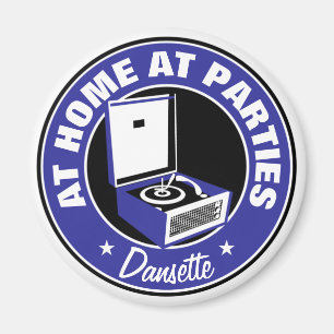 Retro Dansette platenspeler Fridge Magnet Magneet