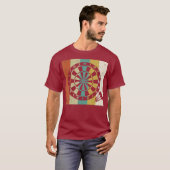 Retro DARTBOARD T-shirt (Voorkant volledig)