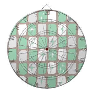 Retro Dartboard van Starbursts van de Jade Dartbord