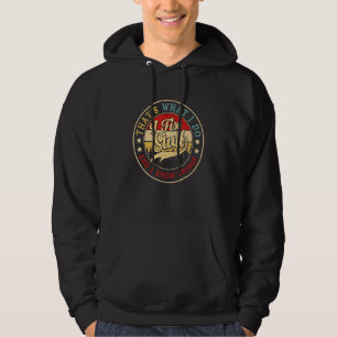 Retro Dat Is Wat Ik Doe Ik Repareer Dingen Ik Weet Hoodie