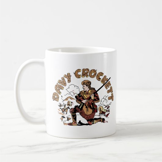 Retro Davy Crockett Mok (Links)