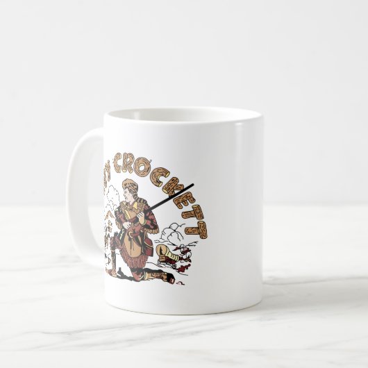 Retro Davy Crockett Mug (Devant gauche)