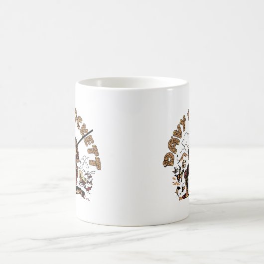 Retro Davy Crockett Mug (Centre)