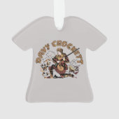 Retro Davy Crockett Ornament (achterkant)