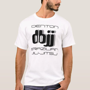 retro DBJJ - wit T-shirt