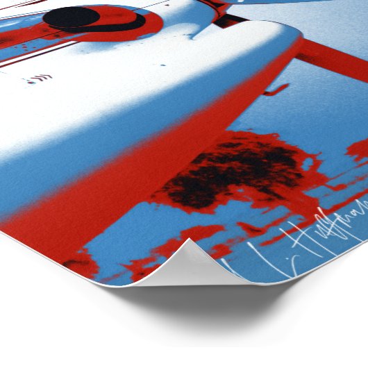 Retro DC-3 Poster (Hoek)