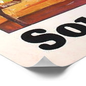  Retro De Alamo San Antonio Poster (Hoek)