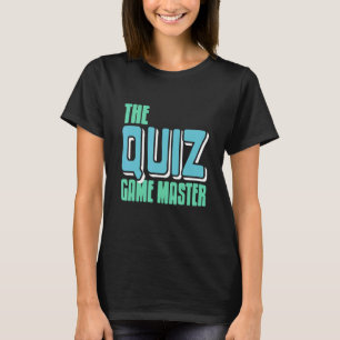 Retro De Quiz Game Master Geweldige Cadeau T-shirt
