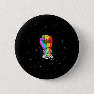 Retro  De toekomst is inclusief LGBT Gay Rig Ronde Button 5,7 Cm