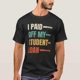 Retro debitering gratis -  heb ik mijn studente be t-shirt