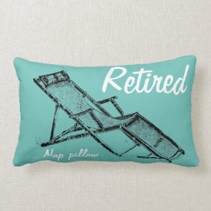 Retro Deckstoel in ruste Nap Lumbar Pillow 2 Kussen