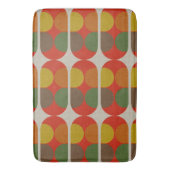 Retro decoratief badmat 70s 60s stijl (Voorkant Verticaal)