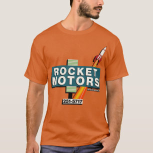 Retro defect Rocket Motors Auto Dealership Tulsa T-shirt