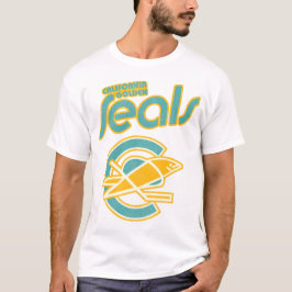Retro Defunct California Golden Seals Ice Hockey T-shirt