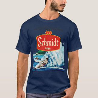 Retro Defunct Schmidt Beer Waterskiën T-shirt