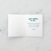 Retro denken van je hand geschilderd kaart (Binnen)